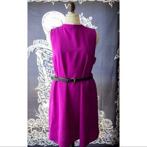 Beautiful Sleek & Simple Neon Purple/Pink Dress